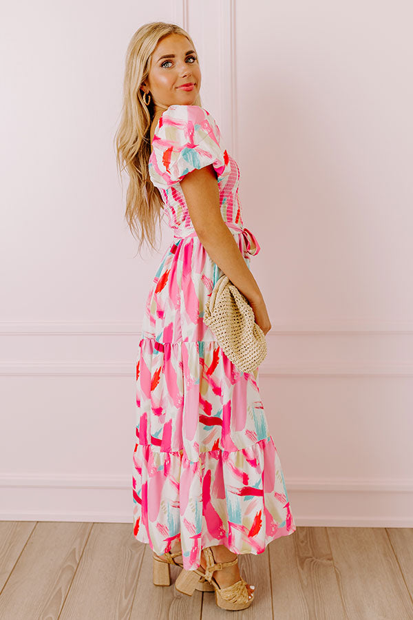 Ultimate Brighter Days Smocked Midi Dress