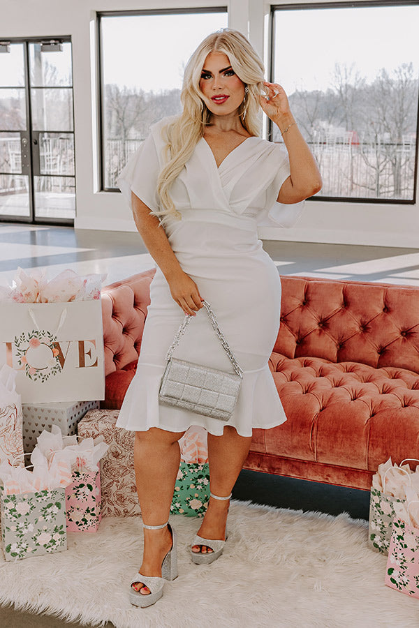 Ultimate Ivory Midi Dress - Curves Edition