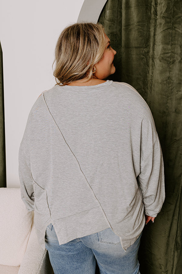 Ultimate Maple Morning Colorblock Sweatshirt for Curves