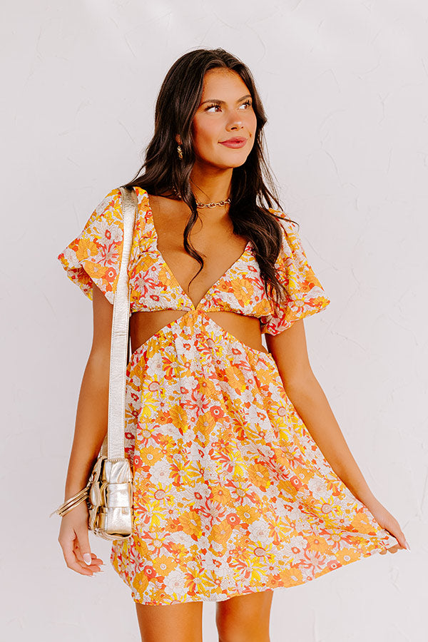 Premium Acapulco Sunshine Cut-Out Dress - Ultimate Summer Style