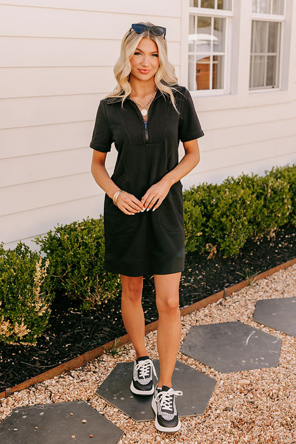 Ultimate Casual Chic Mini Dress - Black