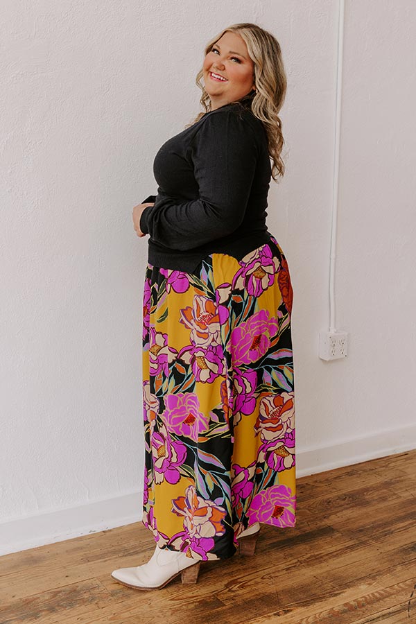 Ultimate Romance Floral Maxi Dress for Curves - Premium Comfort & Style