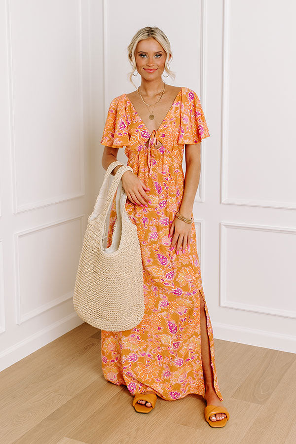 Ultimate Joyful Journeys Maxi Dress - Premium Floral Elegance