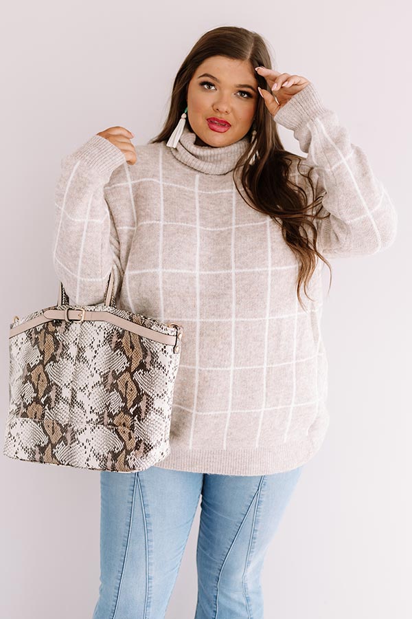 Premium Latte Love Sweater - Ultimate Comfort in Birch Curves