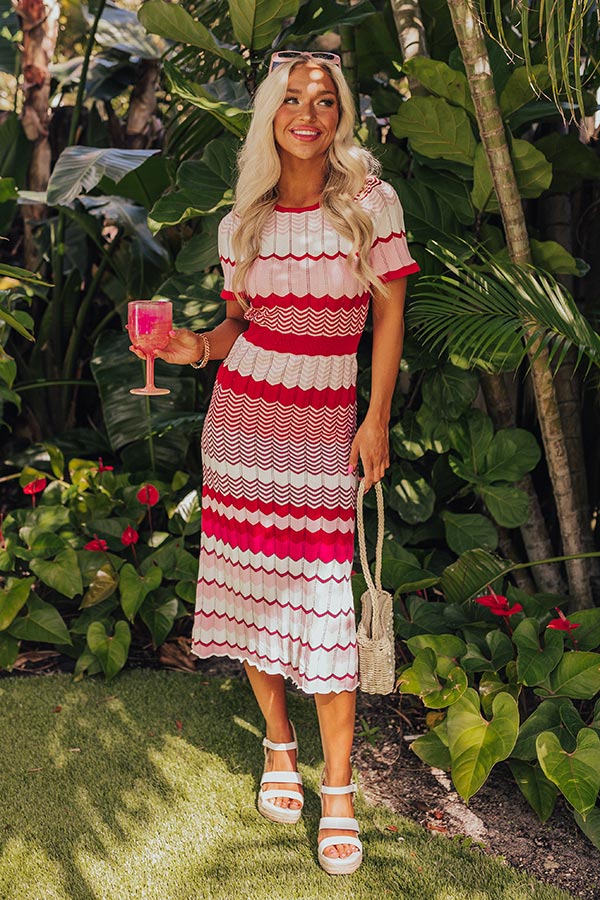 Ultimate Silly Surprises Knit Midi Dress