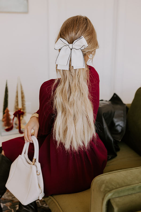 Premium Paris Stroll Bow Hair Clip - Ultimate Style Upgrade