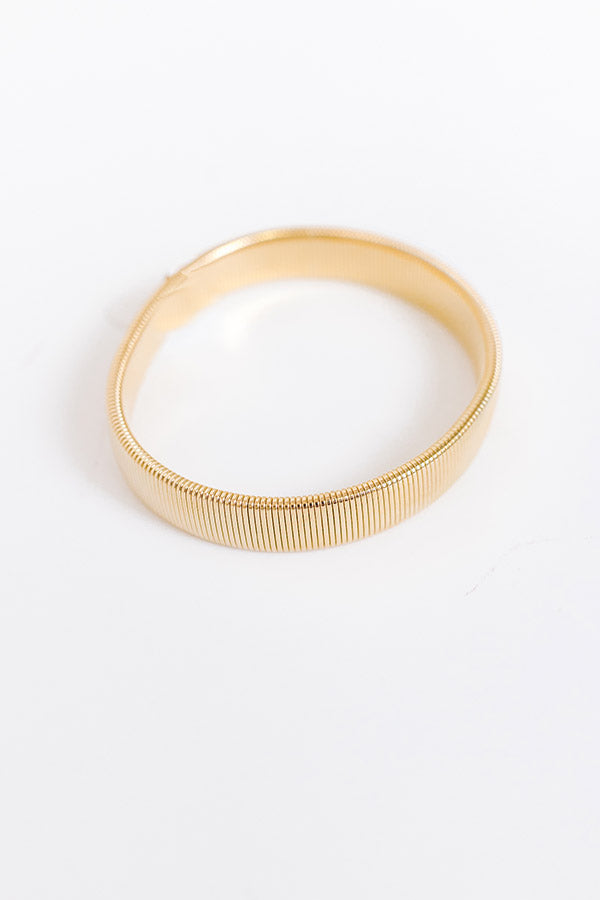 Premium NYC Glam Stretch Bracelet - Ultimate Gold Accessory