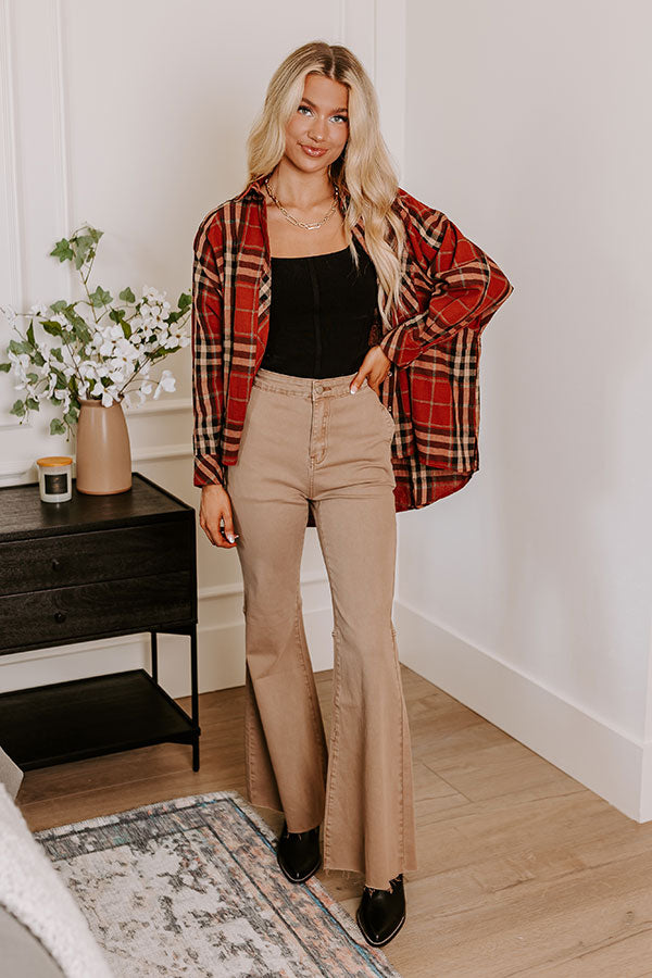 The Grace Premium High Waist Flare Jeans