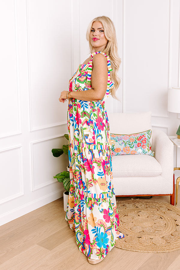 Premium Floral Maxi Dress - Ultimate Style for Curves