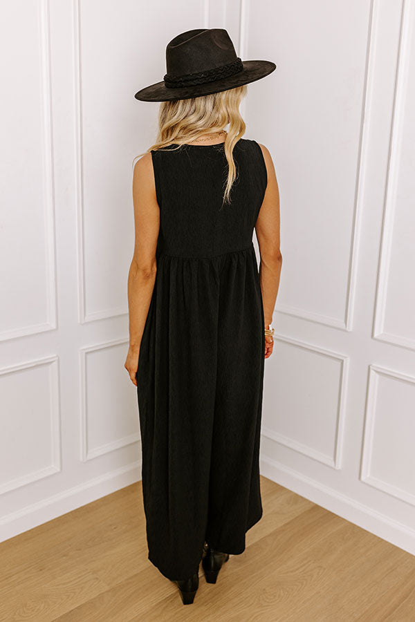 Ultimate Fall Into Happiness Jumpsuit - Sleek Black Edition