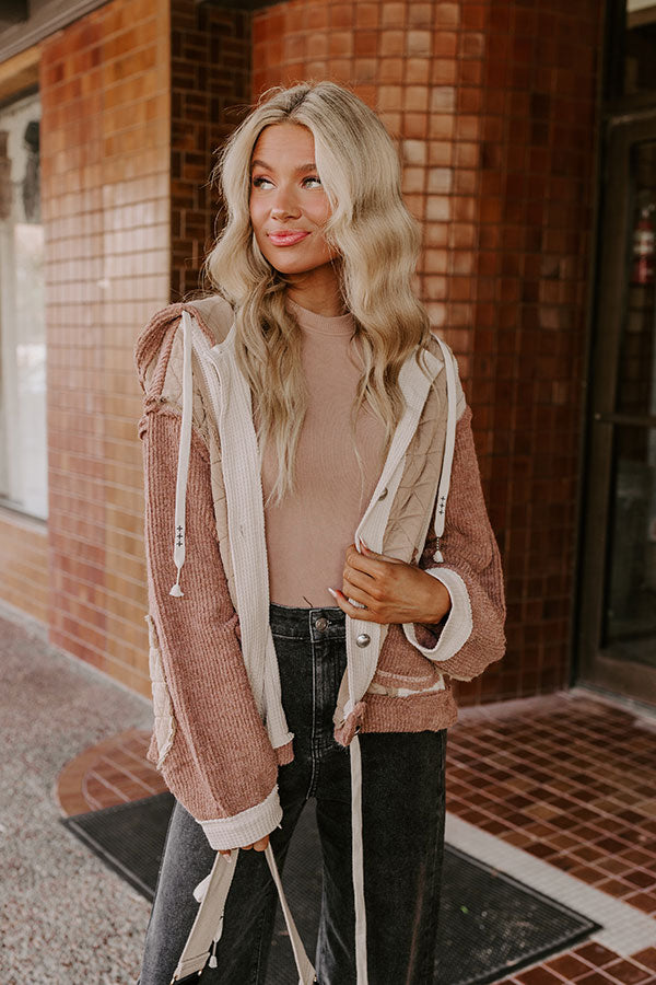 Ultimate Misty Starlight Knit Jacket - Premium Mocha Edition