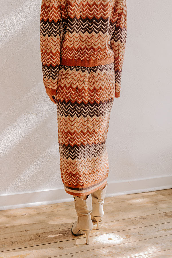 Premium Autumn Comfort High Waist Knit Maxi Skirt