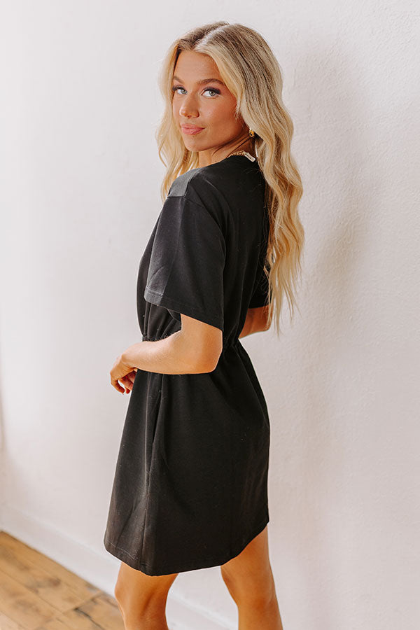 Ultimate Chic Heart Accent Mini Dress