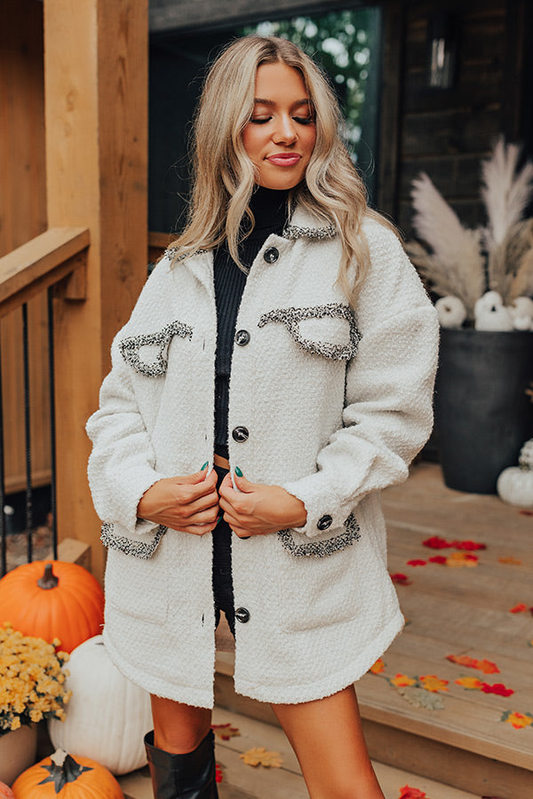 Premium Comfy Glam Tweed Jacket - Ultimate Style & Comfort