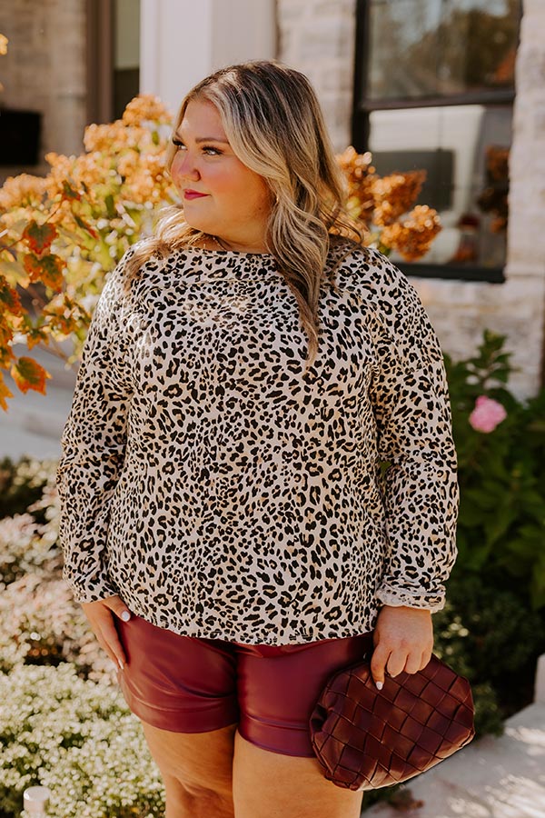 Ultimate Leopard Print Shift Top - Curves Edition