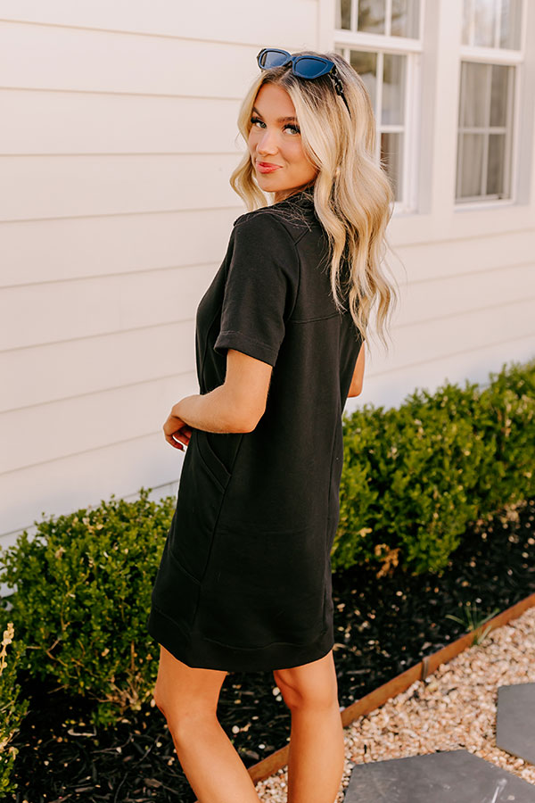 Ultimate Casual Chic Mini Dress - Black