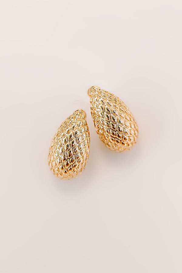 Ultimate Luxury Gold Drop Earrings