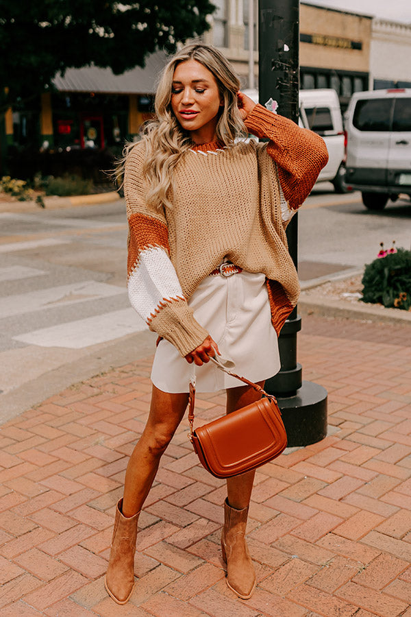 Premium Brown Sugar Knit Sweater - Ultimate Comfort & Style