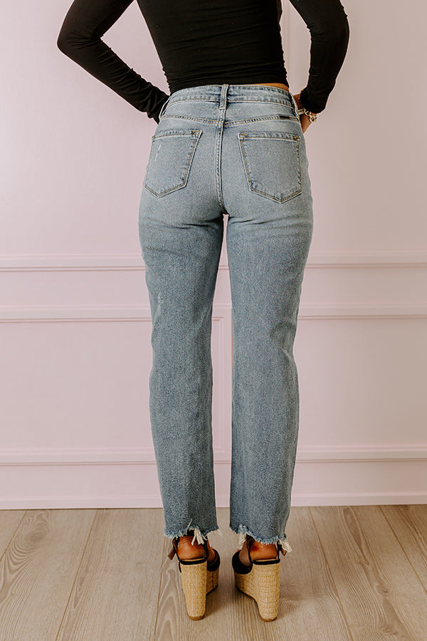 Kan Can Judith Premium High Waist Straight Leg Jeans