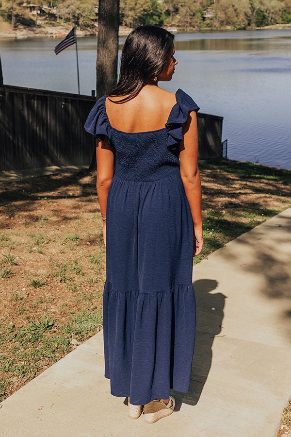 Premium Embroidered Maxi Dress - Perfect for Park Picnics