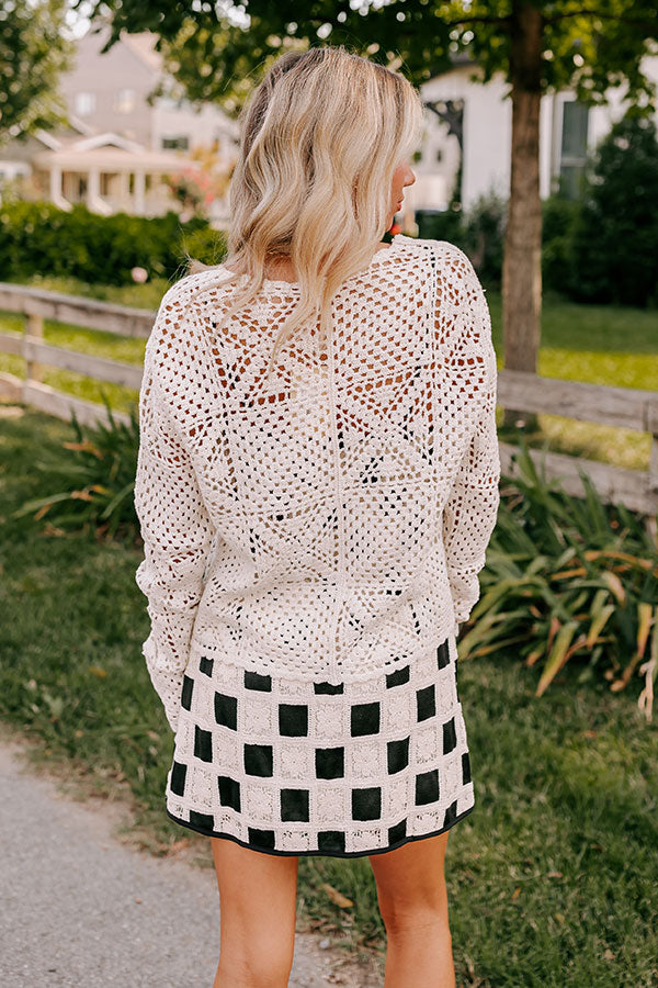 Premium Boho 'Thank You Maui Much' Knit Top