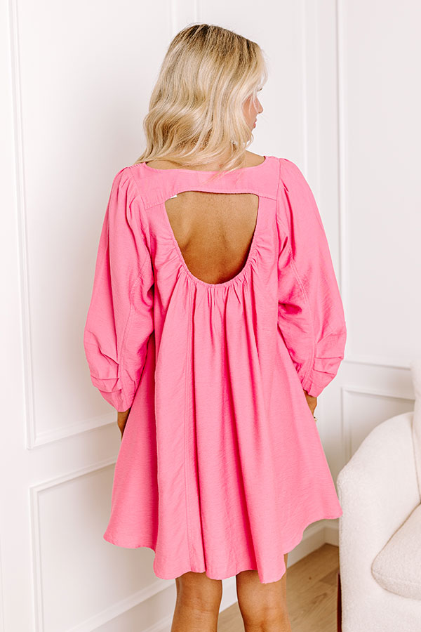 Premium Manhattan Tunic Dress - Elegant Pink