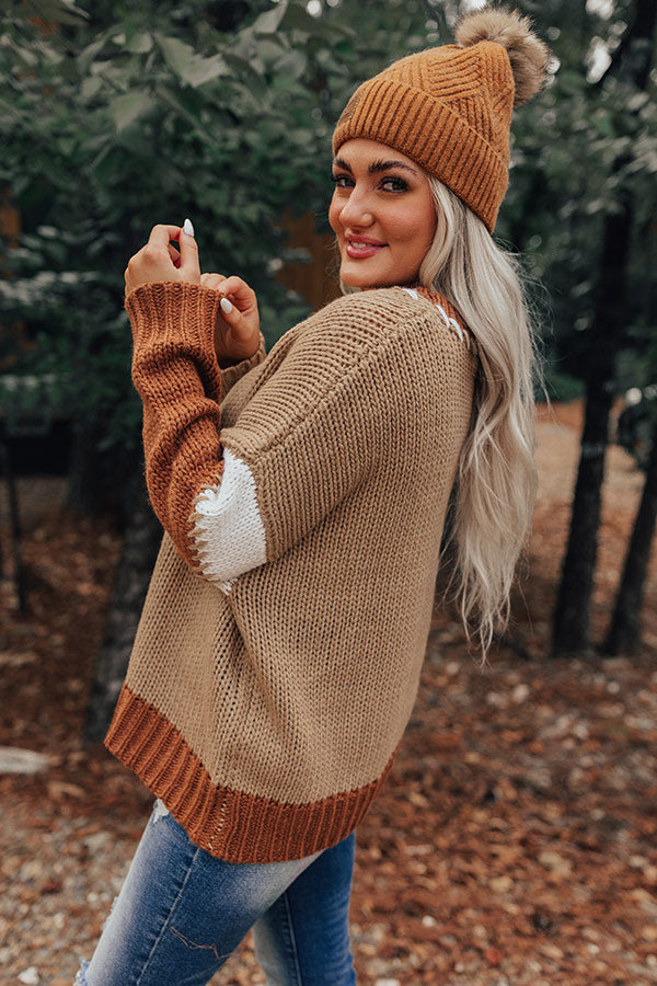 Premium Brown Sugar Knit Sweater - Ultimate Comfort & Style