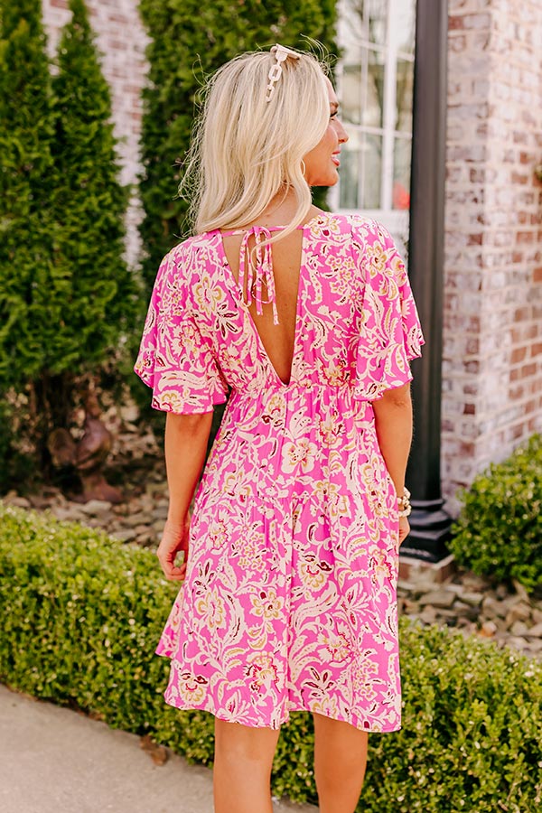 Premium Summer Floral Mini Dress - Ultimate Getaway Style