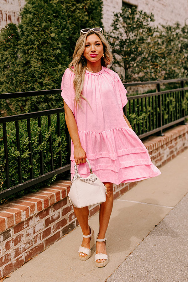 Ultimate Southern Sweetheart Shift Dress in Pink - Premium Comfort & Style