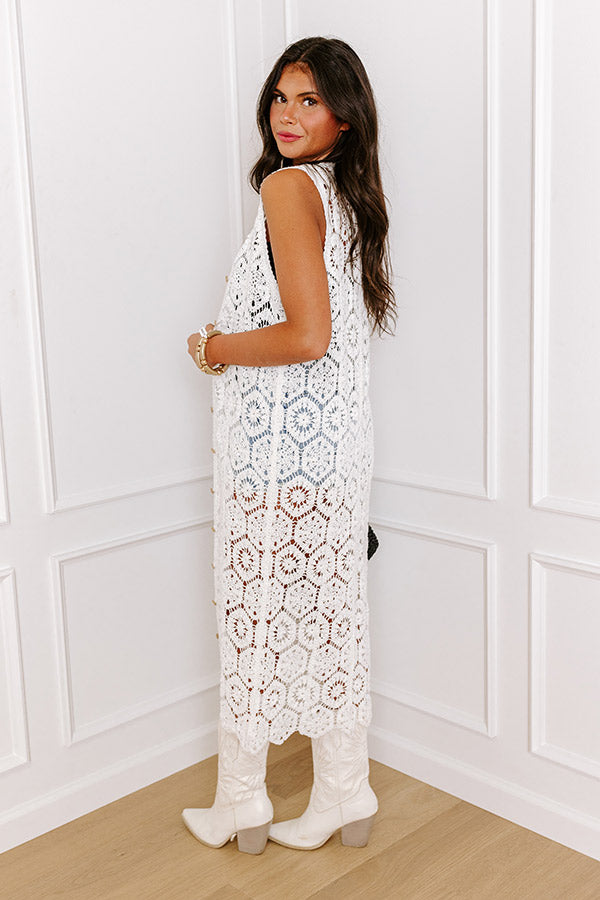 Ultimate Retreat Mode Crochet Dress
