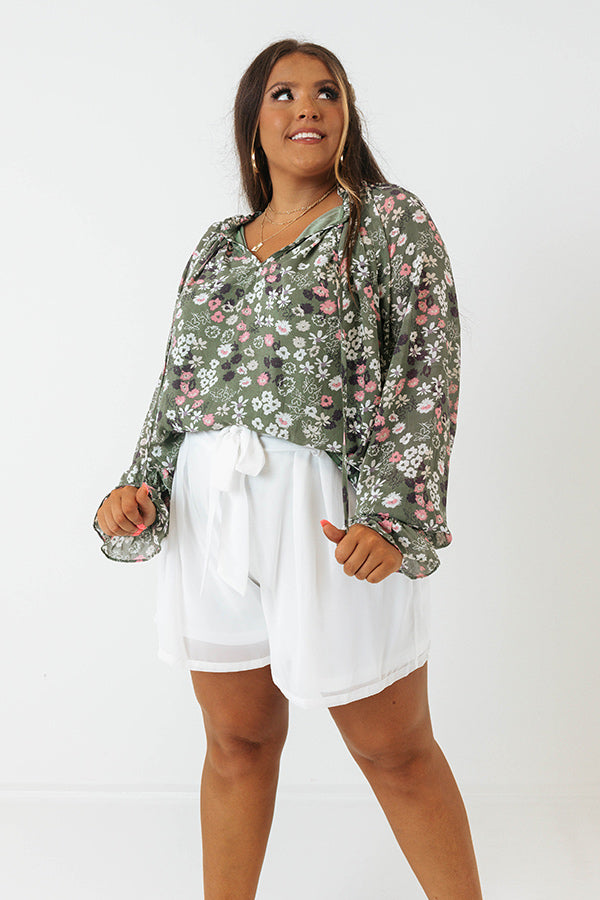 Premium Magnolia Breeze Plus Size Shift Top