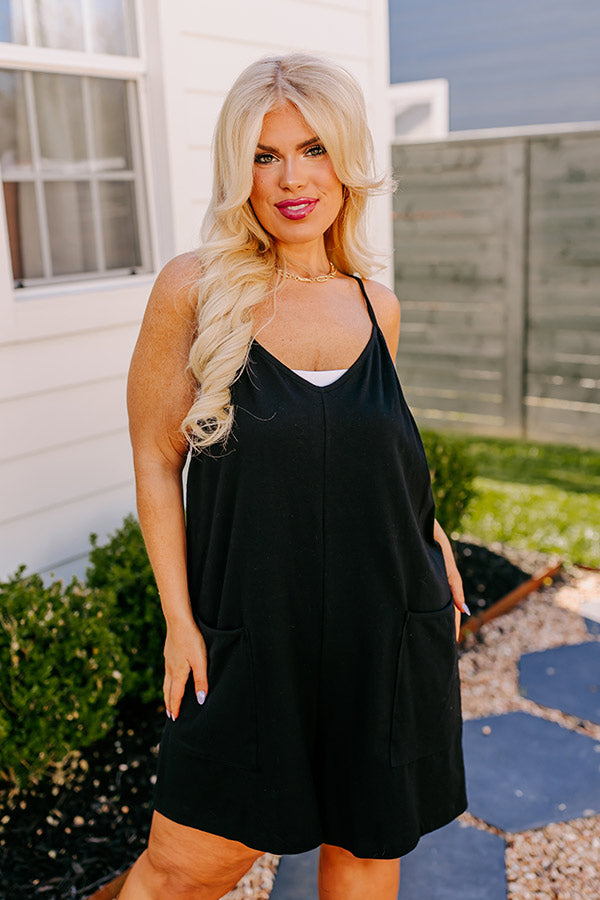 Ultimate Beach Retreat Romper - Black Curves Edition