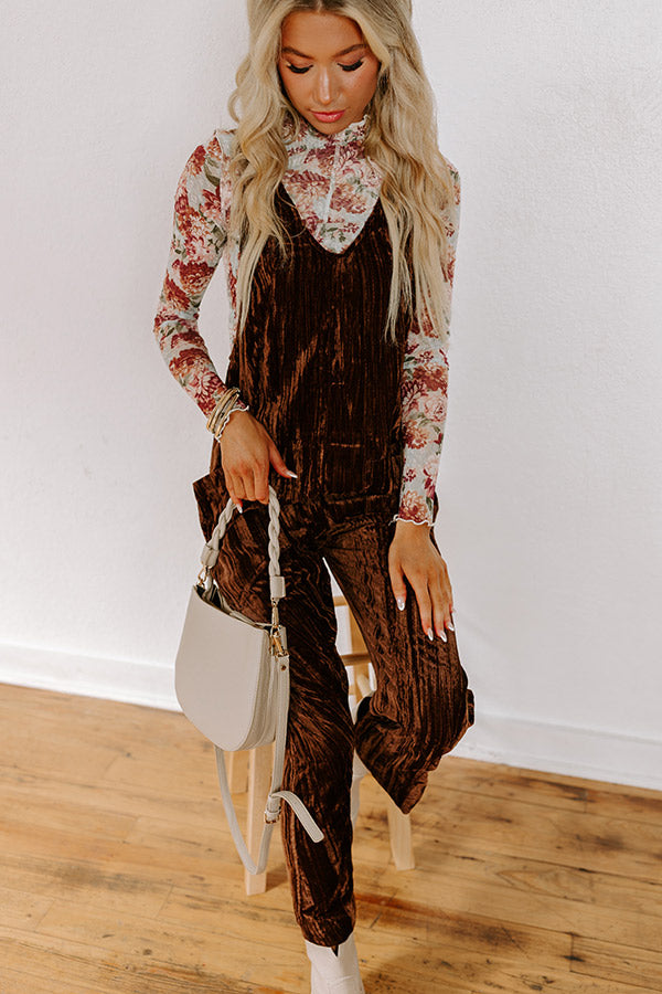 Premium Velvet Jumpsuit - Ultimate Fall Fashion Essential