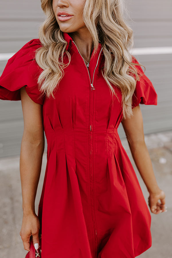 Ultimate She's Unforgettable Red Mini Dress - Premium Style for Every Occasion