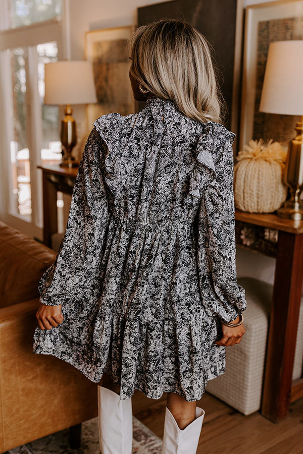 Ultimate Graceful Reflections Floral Mini Dress