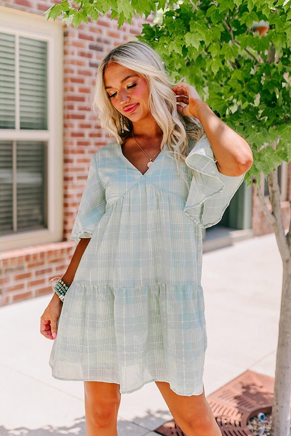 Ultimate Aqua Babydoll Dress - Flowy & Flattering