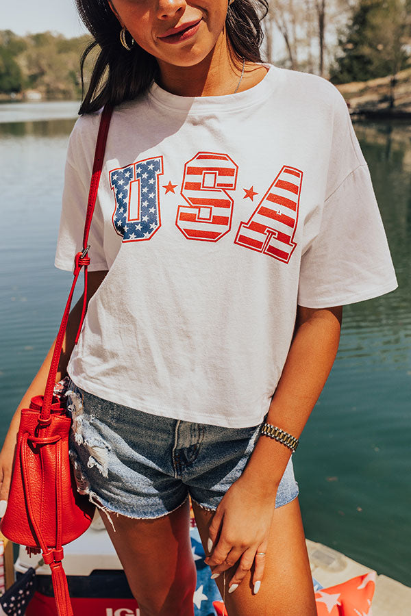 Premium USA Flag Graphic Tee - Ultimate Patriotic Style