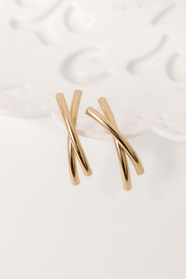 Premium Subtle Charm Gold Earrings