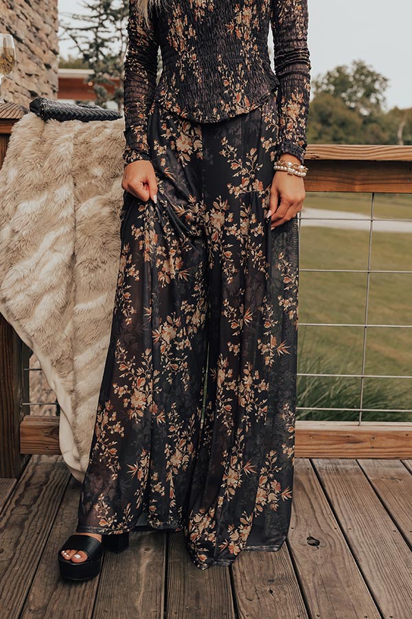Premium High Waist Mesh Pants - Effortless Boho Style