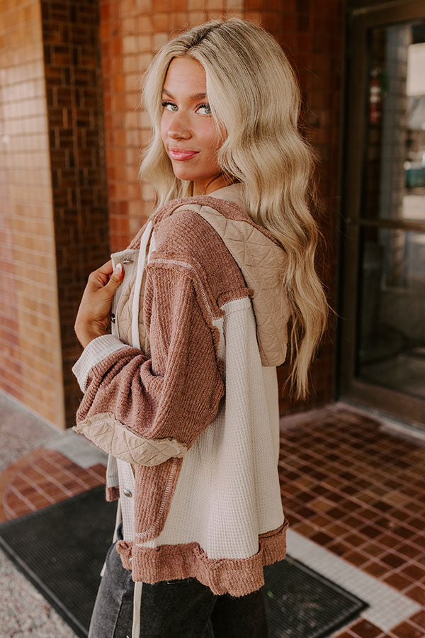 Ultimate Misty Starlight Knit Jacket - Premium Mocha Edition