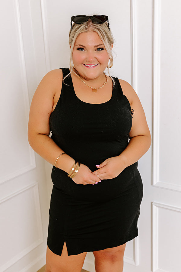 Premium Activewear Dress - Black Curves Edition