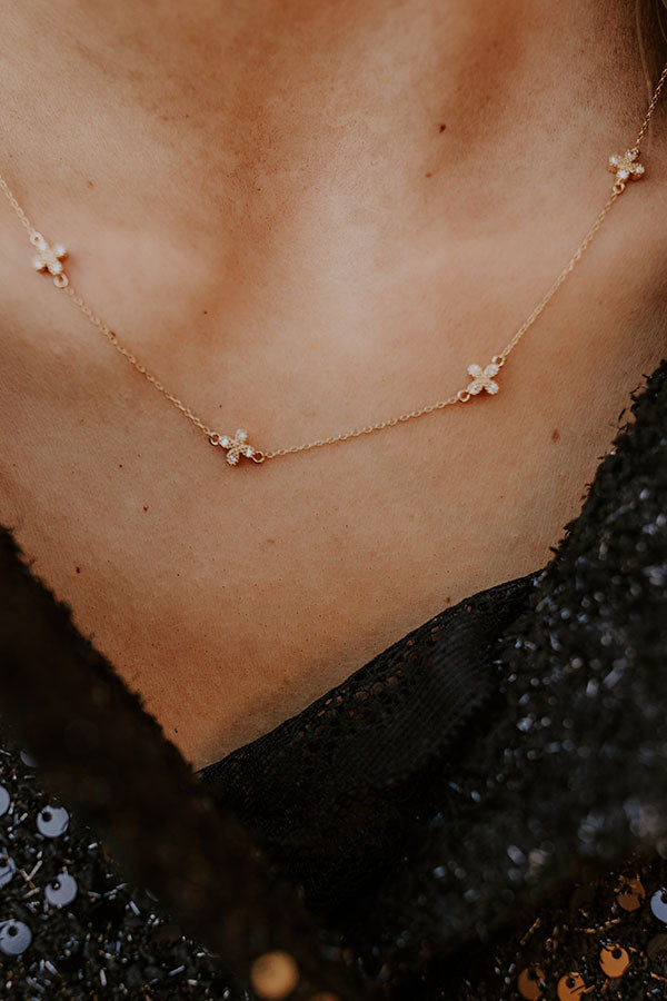 Premium Faithfully Yours Dainty Cross Necklace