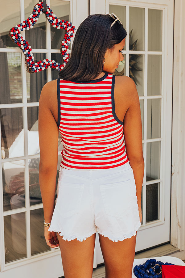Premium Lakeside Stripe Tank Top