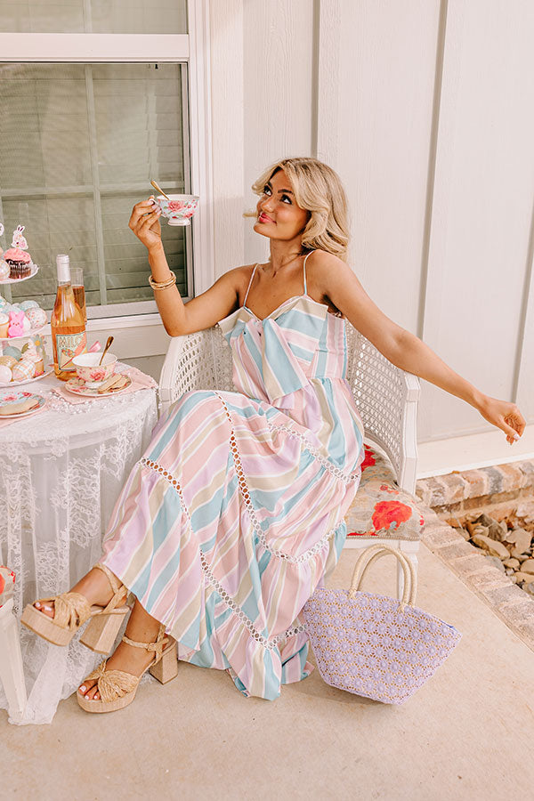 Premium Bliss Striped Maxi Dress