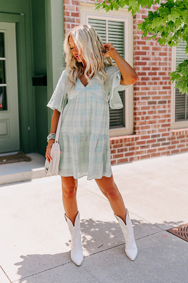 Ultimate Aqua Babydoll Dress - Flowy & Flattering