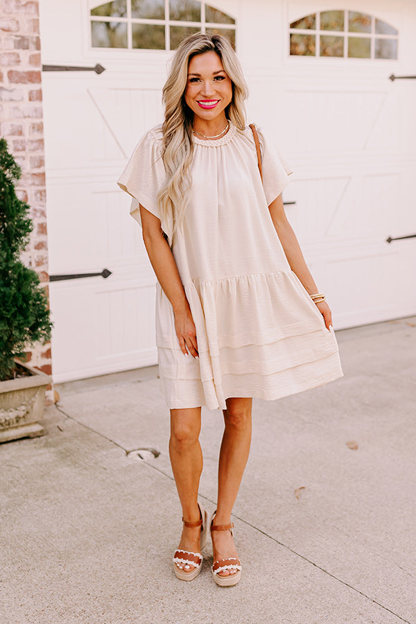 Ultimate Southern Sweetheart Shift Dress - Cream