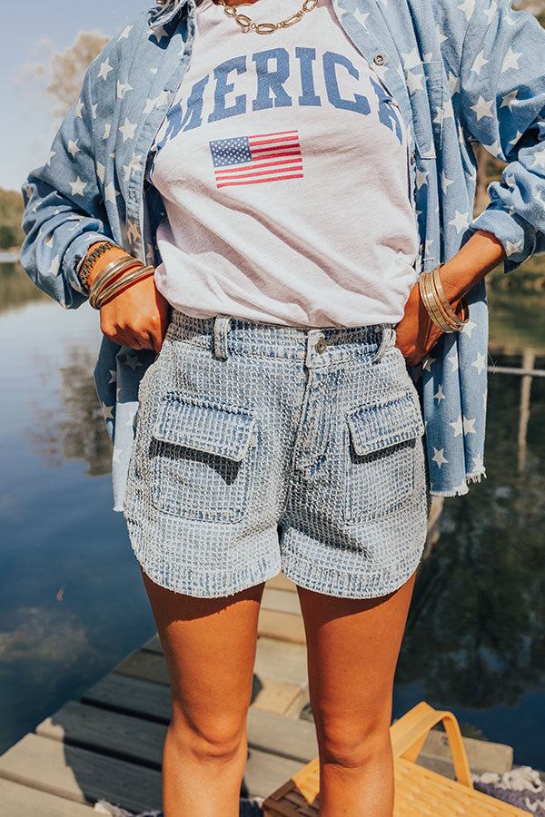 Premium Weston High Waist Denim Shorts - Ultimate Summer Style