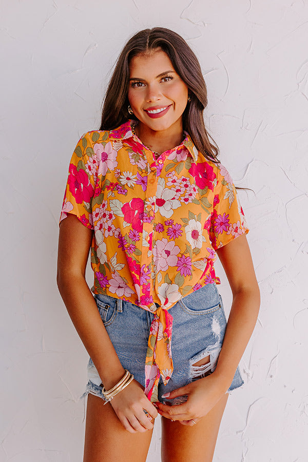 Premium Blissful Beats Floral Top - Feminine & Chic