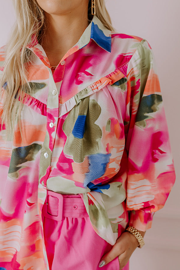 Ultimate Spring Vibes Button-Up Shirt