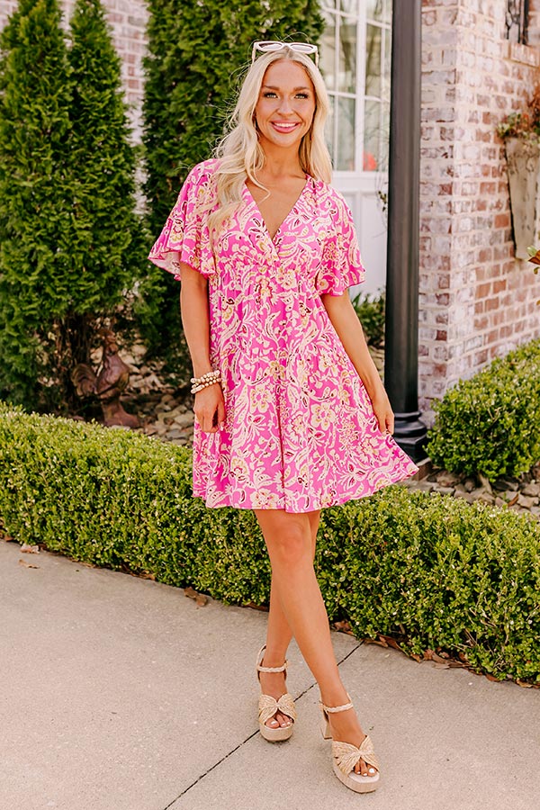 Premium Summer Floral Mini Dress - Ultimate Getaway Style